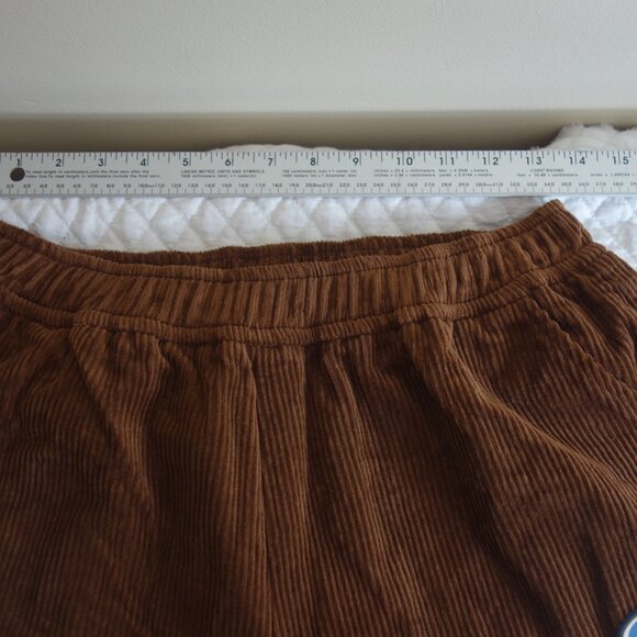 AEL AELFRIC EDEN Brown Corduroy Pull-On Cargo Streetwear Pants Joggers – Small - Picture 8 of 8
